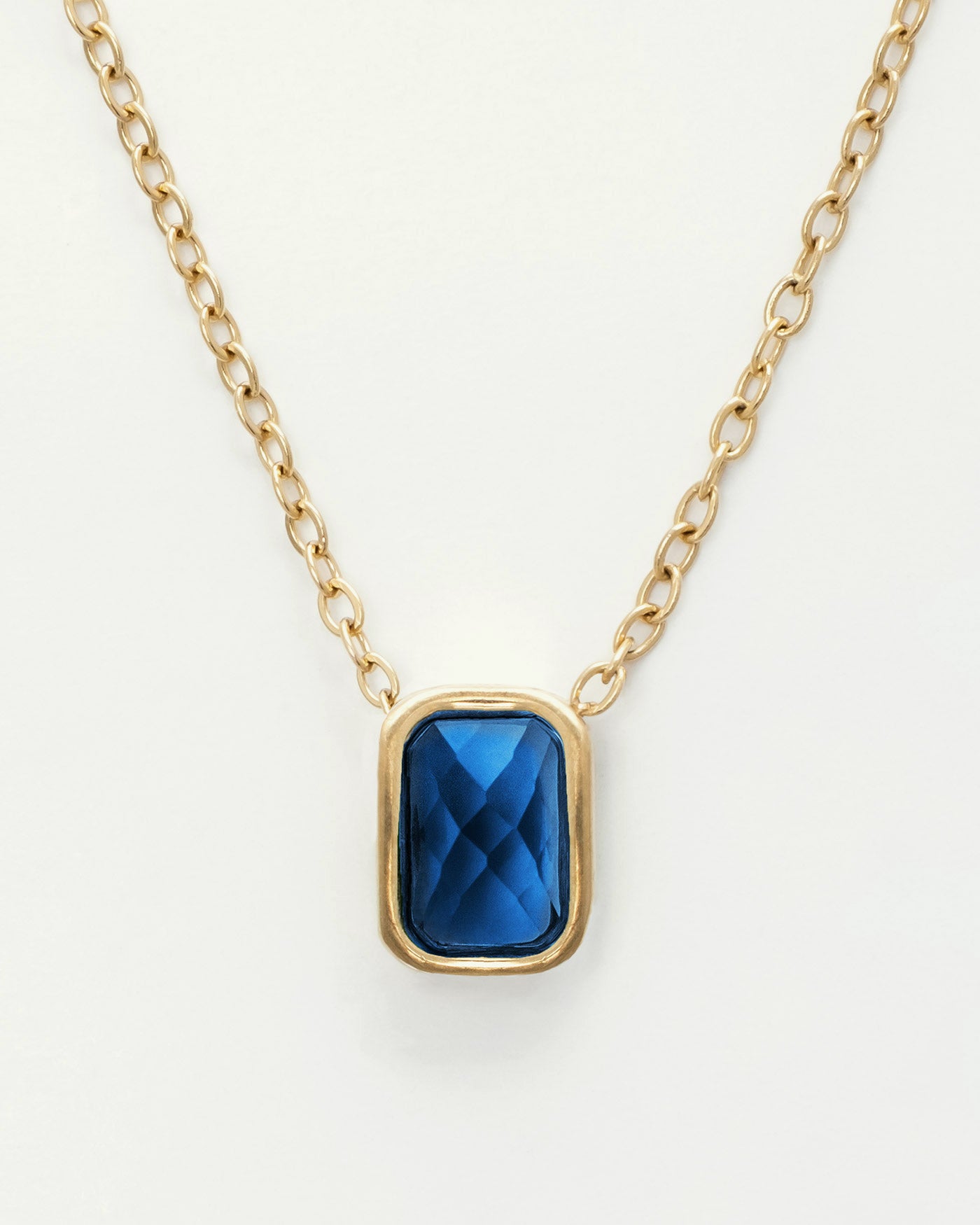 colgante swarovski piedra azul